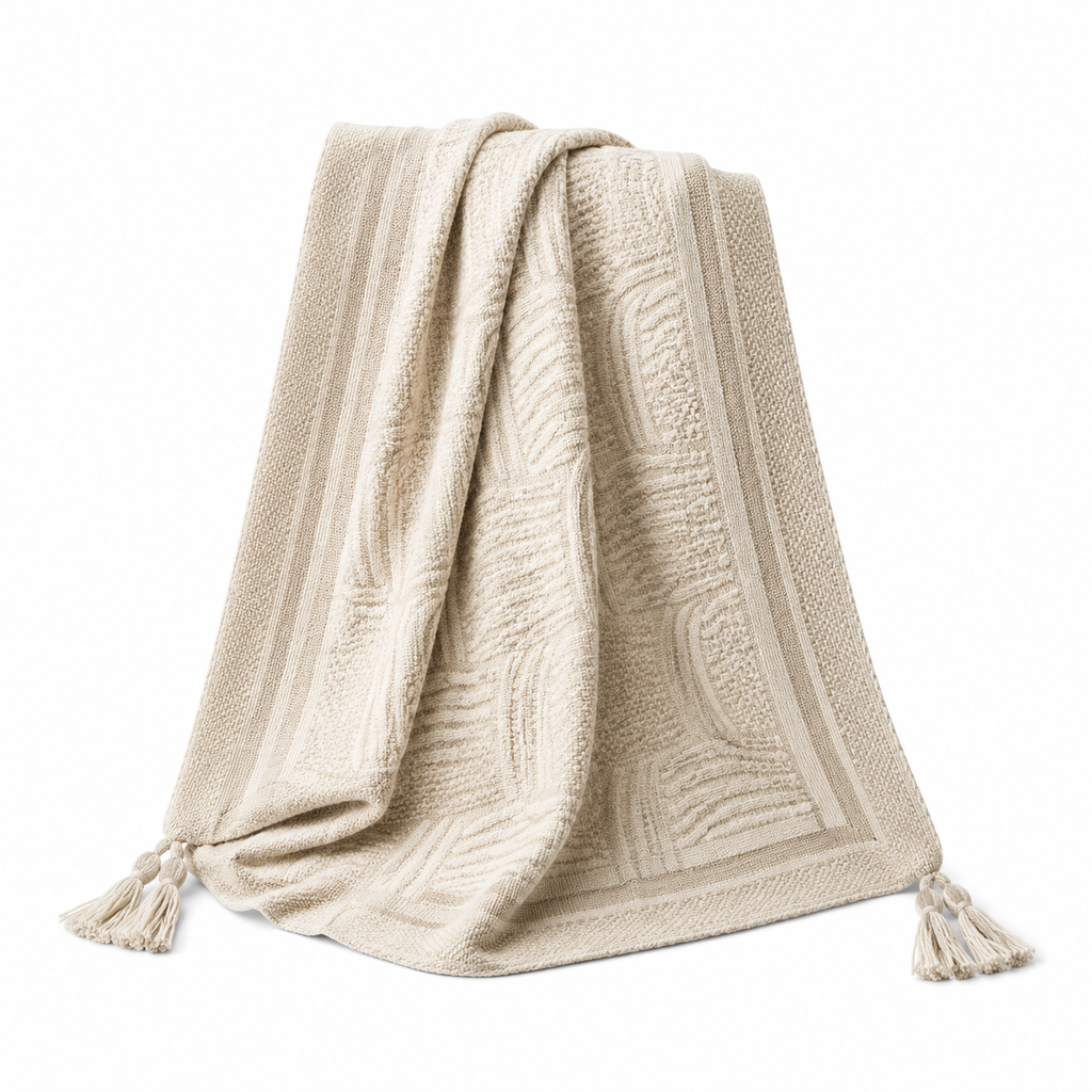 HearthSoft Textured Throw Blanket