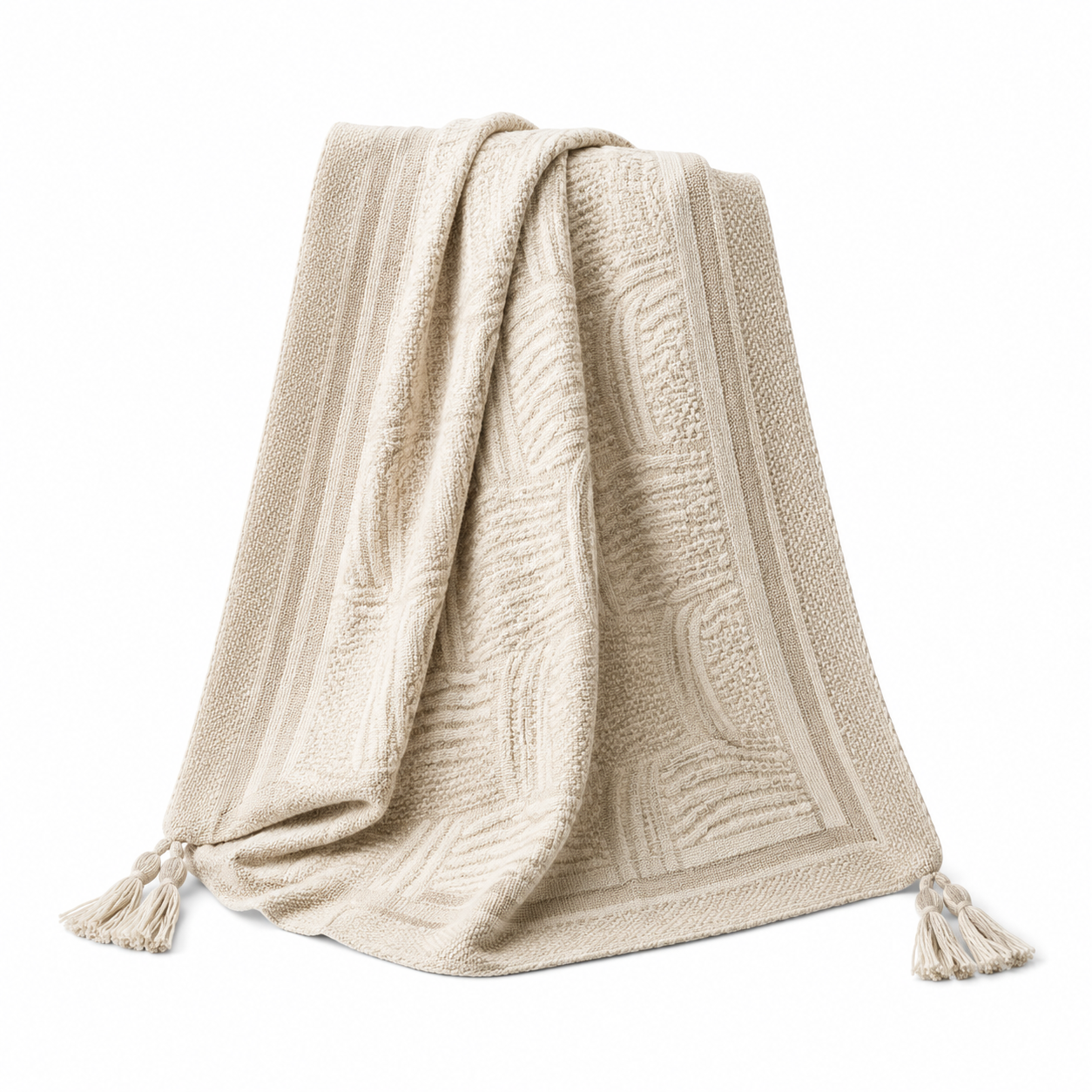 HearthSoft Textured Throw Blanket