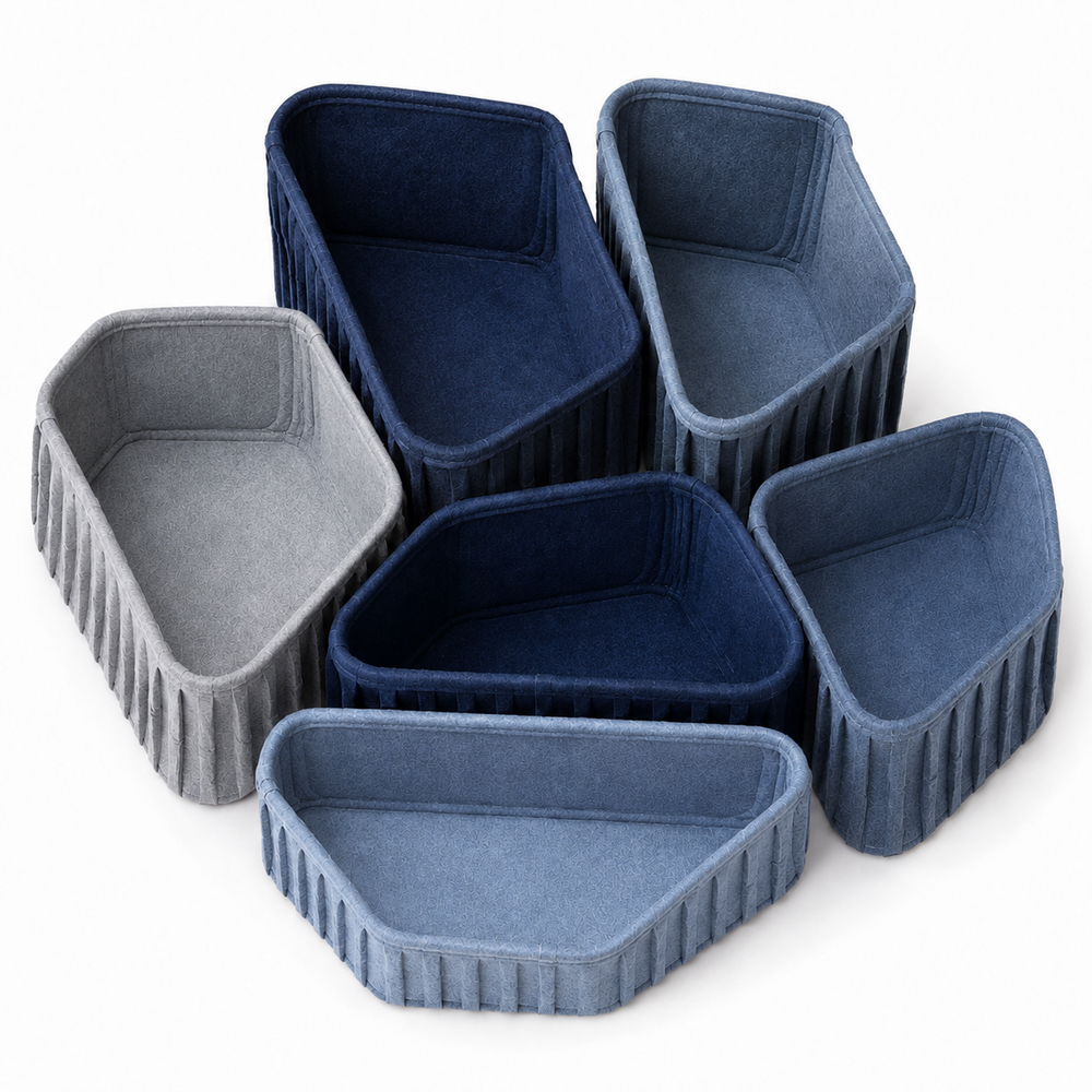 SoftGrid Drawer Organizer Set