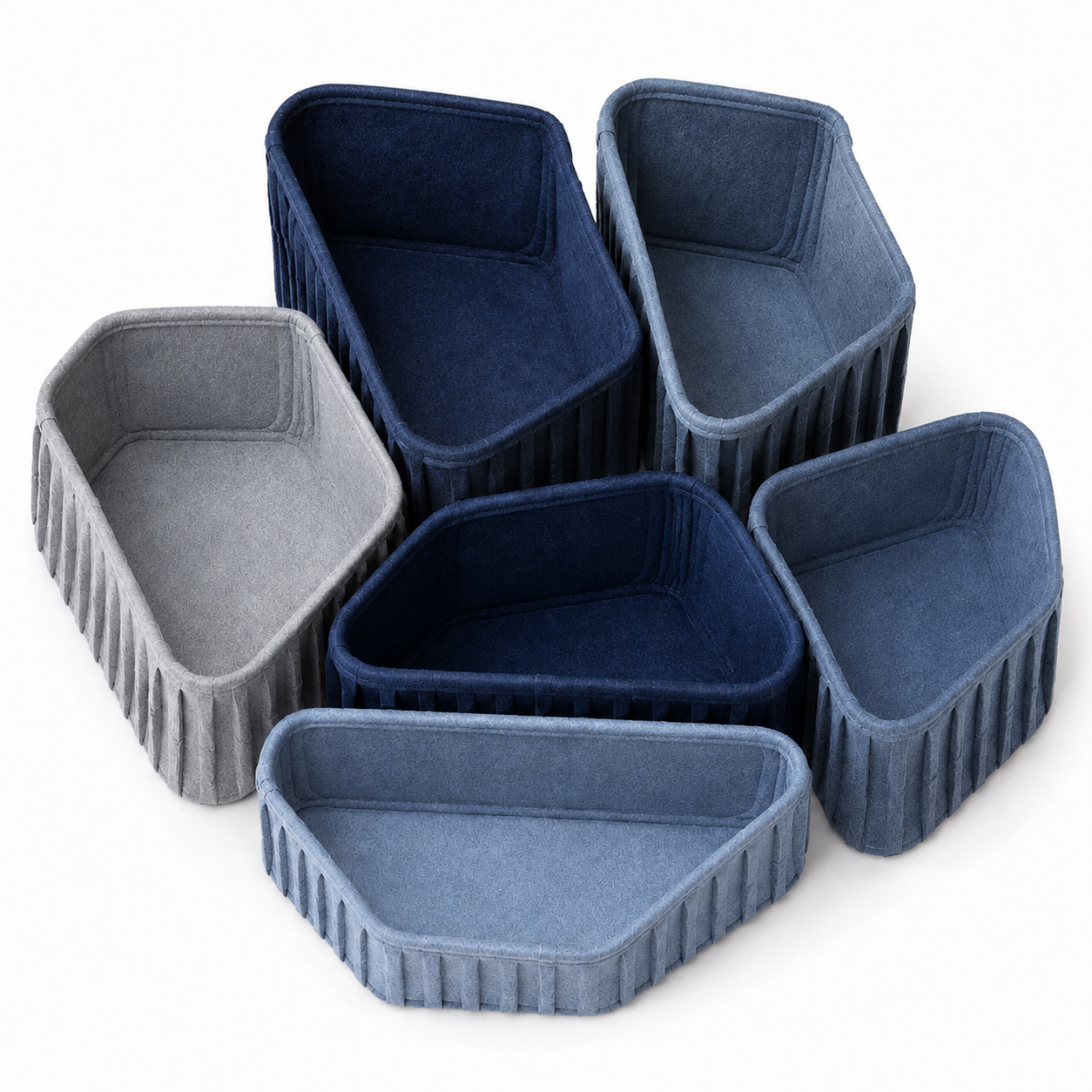 SoftGrid Drawer Organizer Set