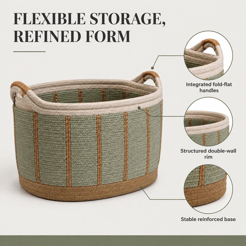 EmberNest Woven Storage Basket