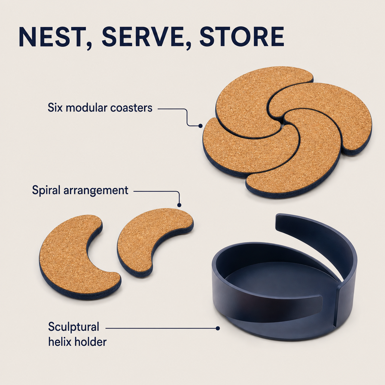 ArcNest Coaster Set