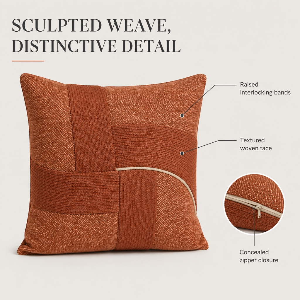 HueWeave Decorative Cushion Cover