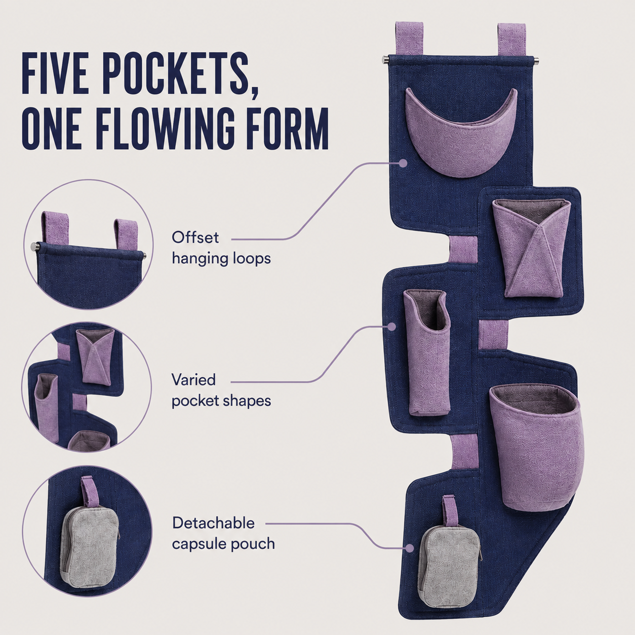 LoopNest Hanging Storage Pockets