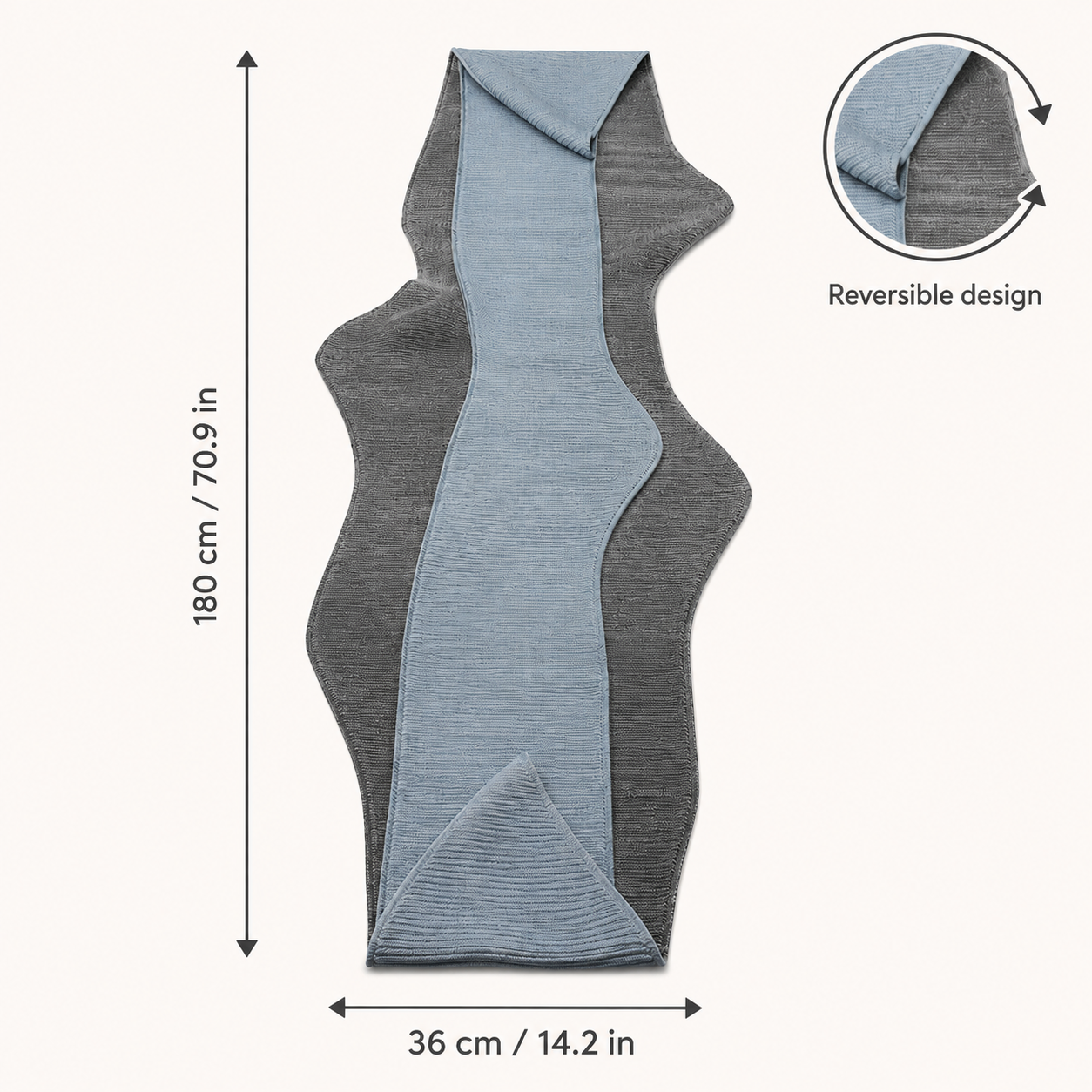 LinenTone Textured Table Runner
