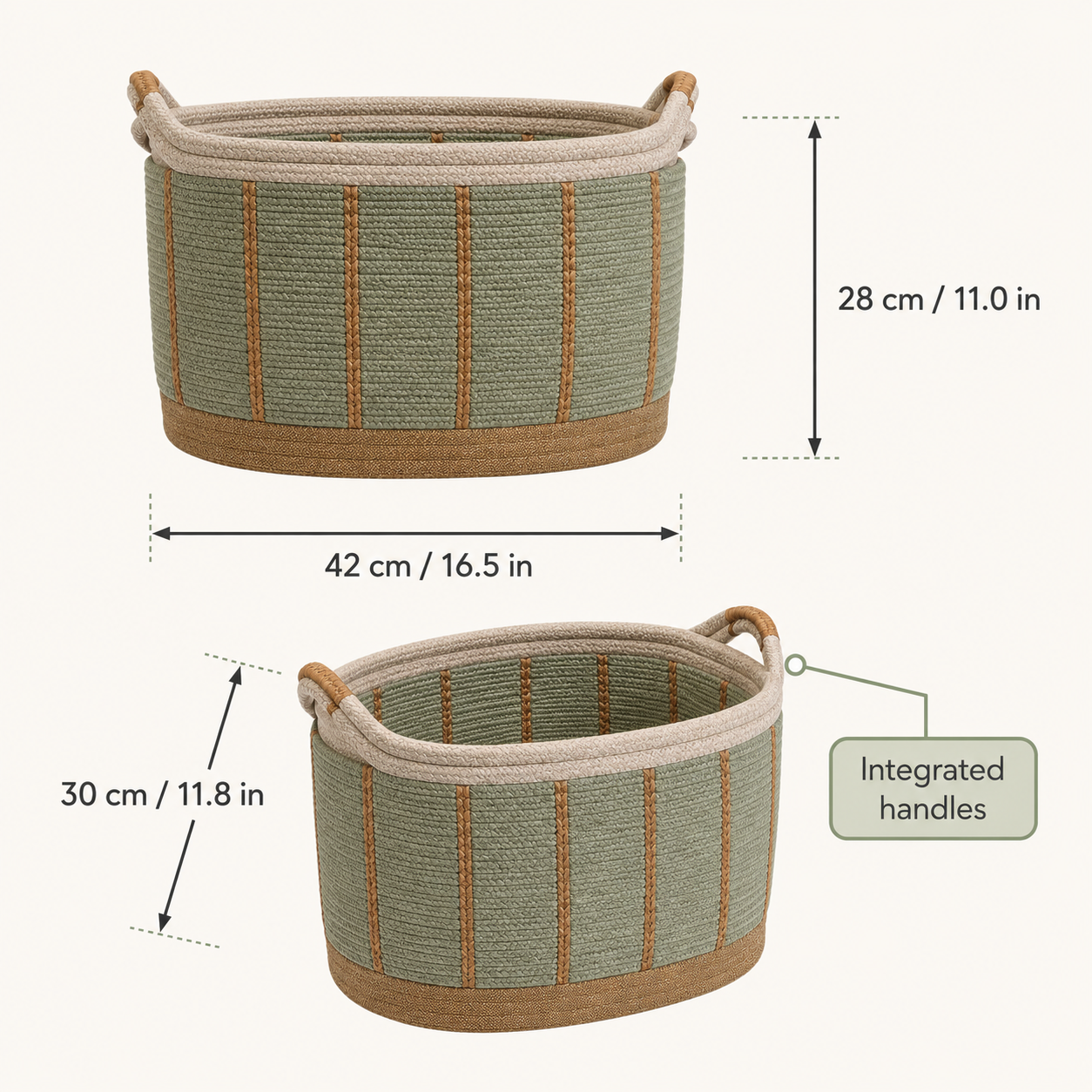 EmberNest Woven Storage Basket