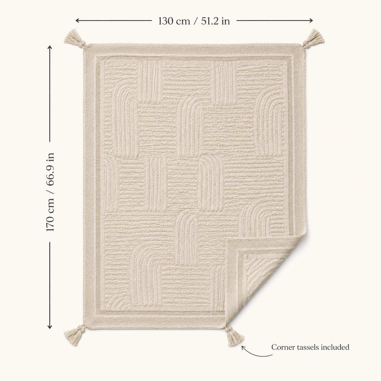 HearthSoft Textured Throw Blanket