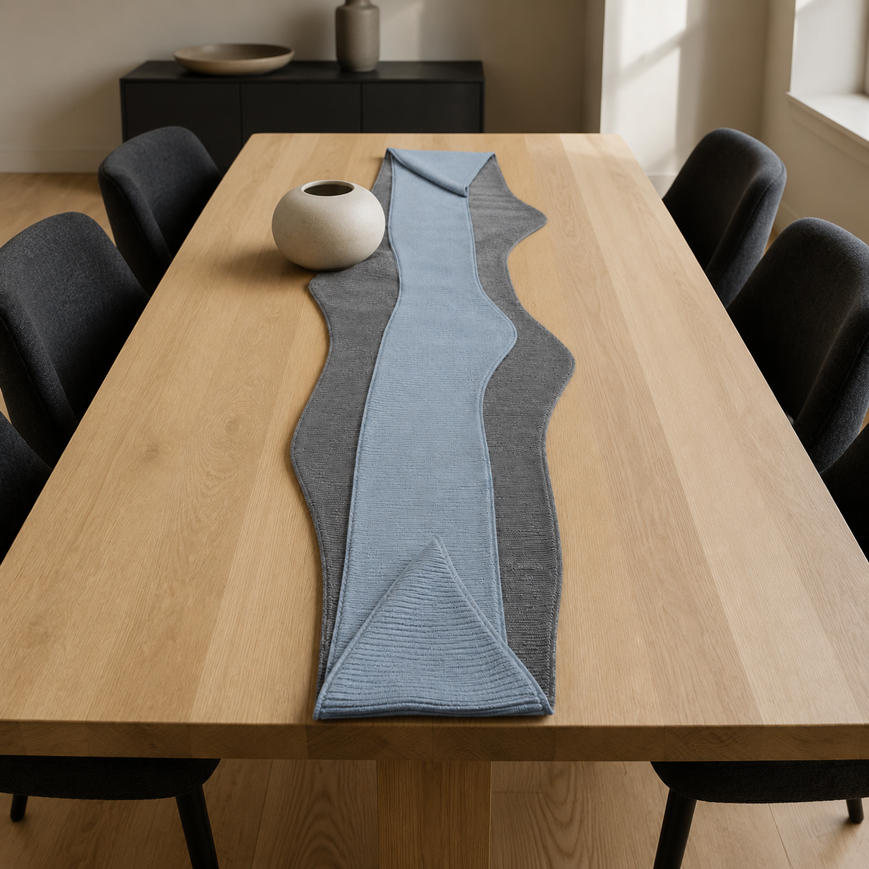 LinenTone Textured Table Runner