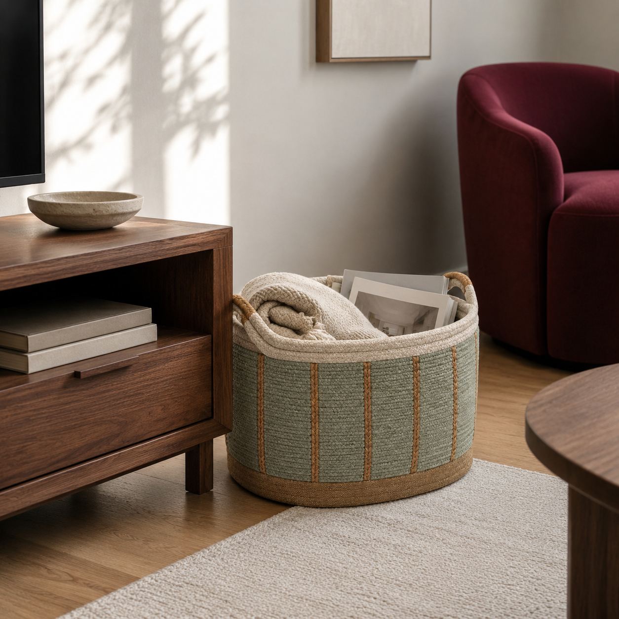 EmberNest Woven Storage Basket
